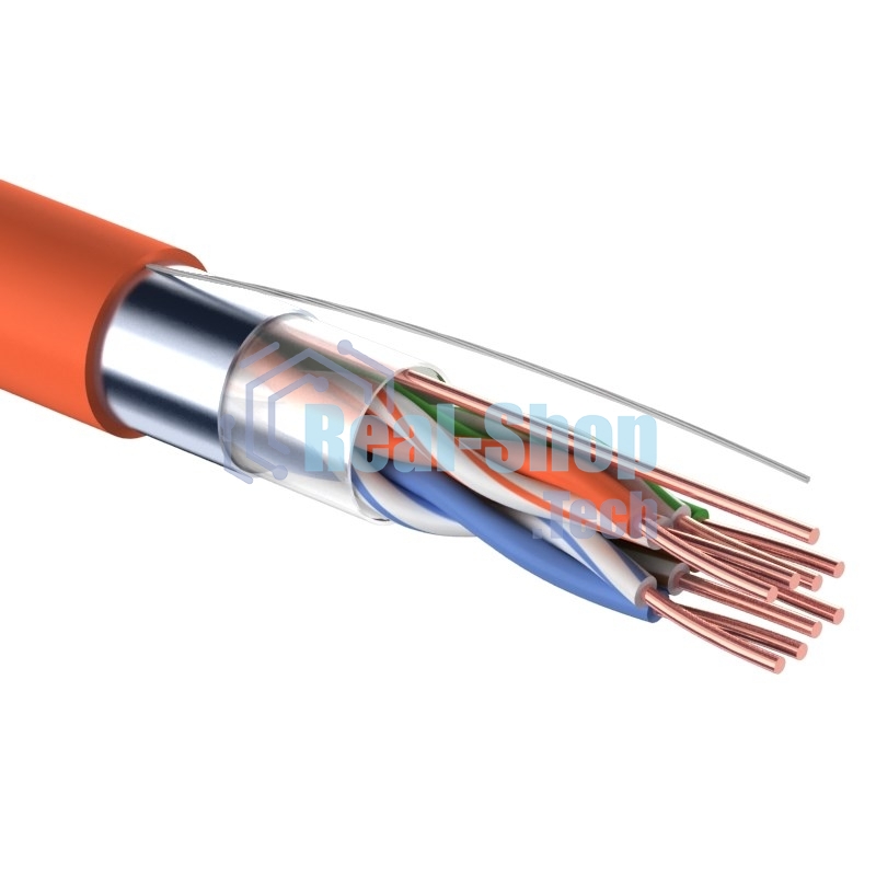 Кабель витая пара Rexant FTP 4PR 24AWG, cat.5e, нг(А)-HF, LSZH (бухта 305 м)