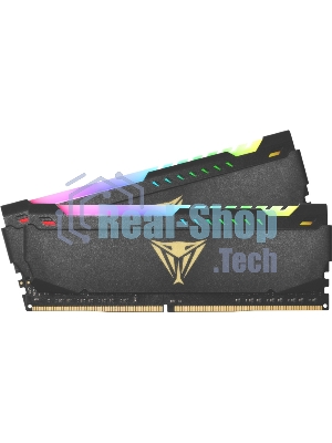 Оперативная память Patriot Viper Steel, DDR4, 64GB (2x32GB), 3200MHz, CL18, DIMM, с радиатором, RGB, черный