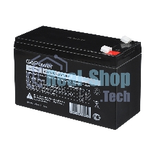 Аккумулятор свинцово-кислотный GoPower LA-1270/security 12V 7Ah клеммы T1/F1 (1/5)