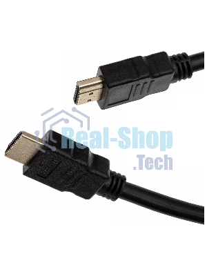Кабель аудио-видео Cactus CS-HDMI.1.4-1 HDMI (m)/HDMI (m) 1м. позолоченные контакты черный