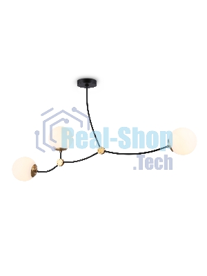 Светитльник Ambrella Light TR2568/3 BK/SB черный/бронза E27/3 max 60W 1130*150*540