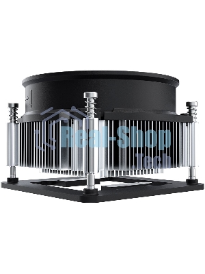 Кулер ID-COOLING DK-19 PWM серебристый/черный 92мм алюминий 2200rpm 26db 4-pin 95W 55мм