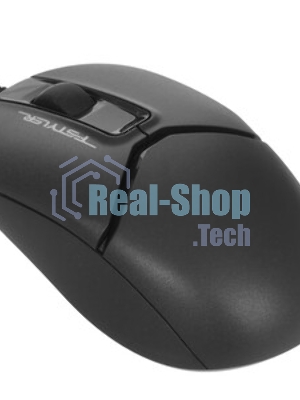 Мышь проводная A4Tech Fstyler FM12S черный, 1200 dpi, USB, кнопки - 3