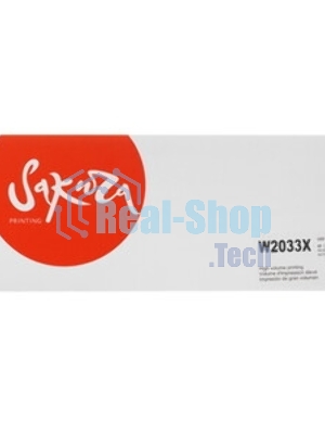 Картридж лазерный Sakura W2033X (HP 415X) для HP LaserJet Pro M454, MFP M479, пурпурный, 6000 к.