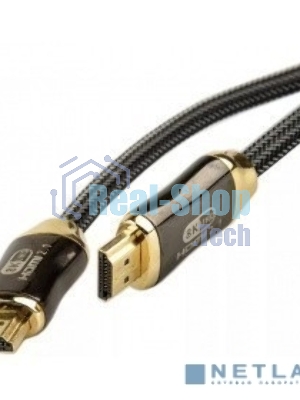 Кабель HDMI 19M/M,ver. 2.1, 8K@60 Hz 3m метал разъемы, нейлоновая оплетка Telecom TCG300-3M