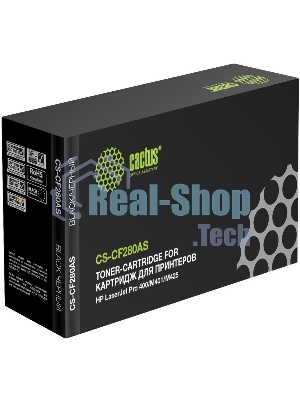 Картридж лазерный Cactus CS-CF280AS черный (2700 стр.) для HP LJ Pro 400/M401/M425