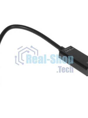 Переходник miniDisplayPort -> HDMI, Cablexpert A-mDPM-HDMIF4K-01, 4K, 20M/19F, кабель 15 см, черный, пакет