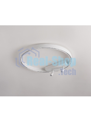 Потолочный светодиодный светильник Ambrella light FL5807/1+2 WH белый 40W 3000K/4200K/6400K D600*95 (без ПДУ)