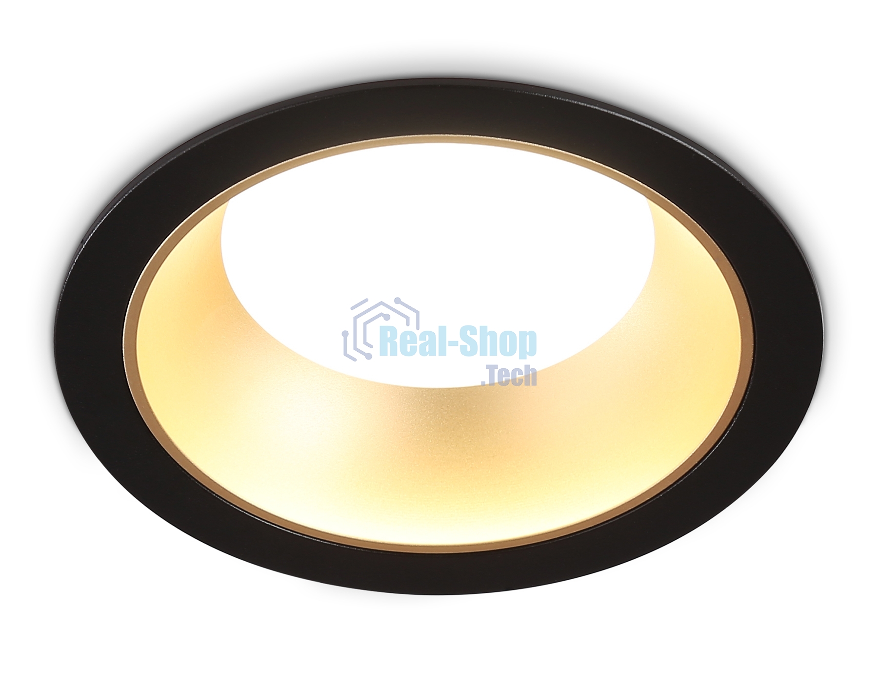 Светильник Ambrella light TN52334 SBK/SGD черный песок/золото песок GX53 max 12W D115*25