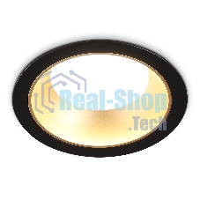 Светильник Ambrella light TN52334 SBK/SGD черный песок/золото песок GX53 max 12W D115*25