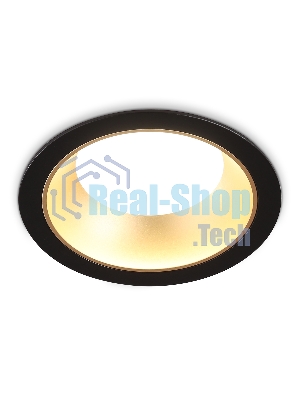 Светильник Ambrella light TN52334 SBK/SGD черный песок/золото песок GX53 max 12W D115*25
