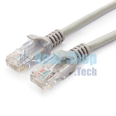 Патч-корд медный UTP Cablexpert PP10-50M cat.5e, 50м, литой, многожильный, серый
