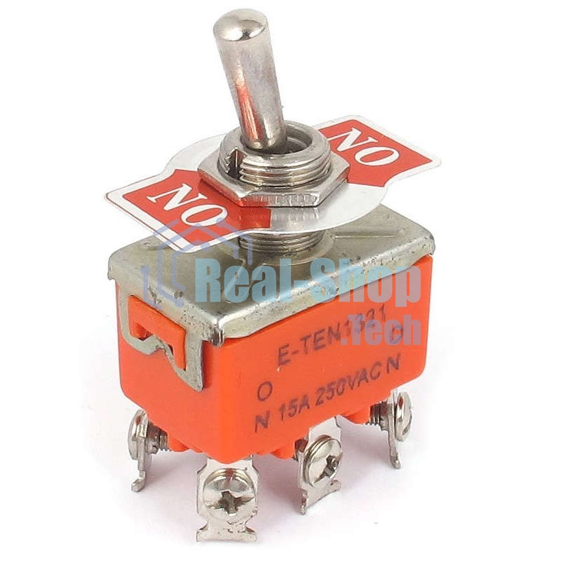 Тумблер Rexant 250В 15А (4c) ON-OFF 2п (KN-201)