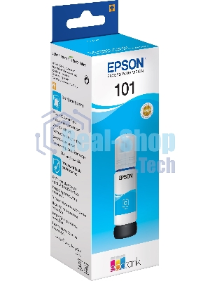 Картридж струйный Epson L101 C13T03V24A синий (70мл) для Epson L4150/L4160/L6160/L6170/L6190