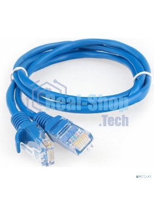 Патч-корд CCA light UTP Гарнизон PC-UTP-5e-1-B cat.5e, 1м, литой, многожильный синий