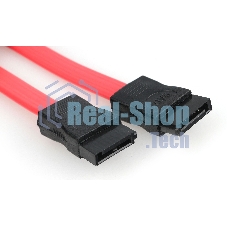 Кабель интерфейсный SATA Cablexpert CC-SATADATA-N, Sata3 7pin/7pin, медн.проводник, 50 см, пакет