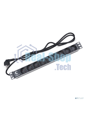 Блок евророзеток Cabeus PDU-9P-2EU для 19