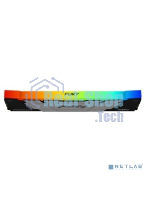 Оперативная память Kingston Fury Renegade, DDR4, 16GB (1x16GB), 3200MHz, CL16, DIMM, с радиатором, RGB, серебристый/черный
