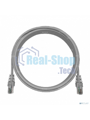 Патч-корд NTSS PREMIUM 2xRJ45/8P8C, T568B UTP CAT5e LSZH 10 метров, серый NTSS-PC-PM-UTP-RJ45-5e-10.0-LSZH-GY