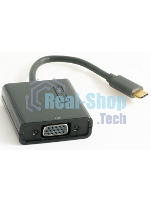 Переходник Type-C папа на VGA мама с магнитным разъемом