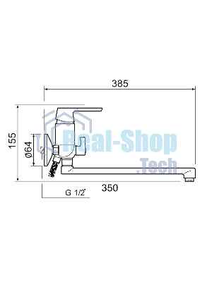SL123-006E Смеситель для ванны, Ø35