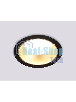 Светильник Ambrella light TN52334 SBK/SGD черный песок/золото песок GX53 max 12W D115*25