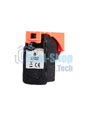 Струйный картридж Sakura 2969B007 (512 Black) для Canon, черный, 15 мл., 400 к.