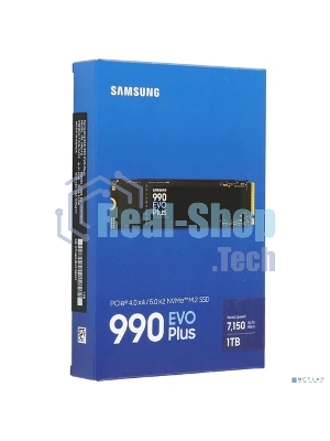 Накопитель SSD Samsung 990 EVO Plus, 1024 Gb, M.2 2280, PCIe 4.0 x4, NVMe, R/W 7150/6300