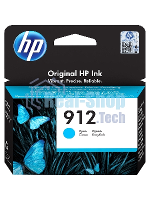 Картридж струйный HP 912 3YL77AE голубой (315стр.) для HP OfficeJet 801x/802x