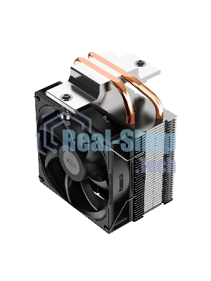 Кулер для процессора PCCooler R200 S115X/1200/1700/AM4/AM5 (TDP 110W, 90мм Non LED Fan, 2 тепловые трубки 6мм, 2200RPM, 28,3dBa)