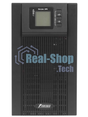 Источник бесперебойного питания PowerMan Online 2000VA черный (Online-Double conversion/LCD Display/USB/Software/RJ11/45,RS-232)