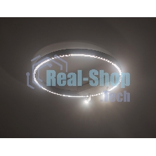 Потолочный светодиодный светильник Ambrella light FL5807/1+2 WH белый 40W 3000K/4200K/6400K D600*95 (без ПДУ)