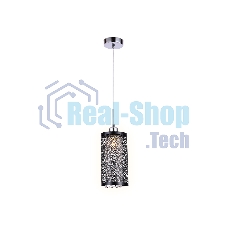 Светильник Ambrella light TR3637 CH/BK хром/черный E14 max 40W D130*1100