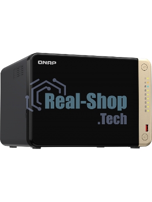 Сетевое хранилище NAS Qnap Original TS-664-8G 6-bay настольный Celeron N5095