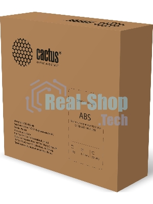 Пластик для принтера 3D Cactus CS-3D-ABS-1KG-SILVER ABS d1.75мм 1кг L386м 1цв.