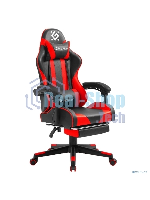 Кресло игровое Defender ROCK BLACK/RED PU