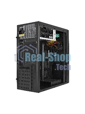 Компьютерный корпус Miditower ExeGate XP-333U-UNS350 (ATX, БП UNS350 с вент. 12см, 1хUSB/2хUSB 3.0, аудио, черный)