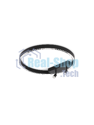 Потолочный светодиодный светильник Ambrella light FL5808/1+2 BK черный 40W 3000K/4200K/6400K D600*95 (без ПДУ)