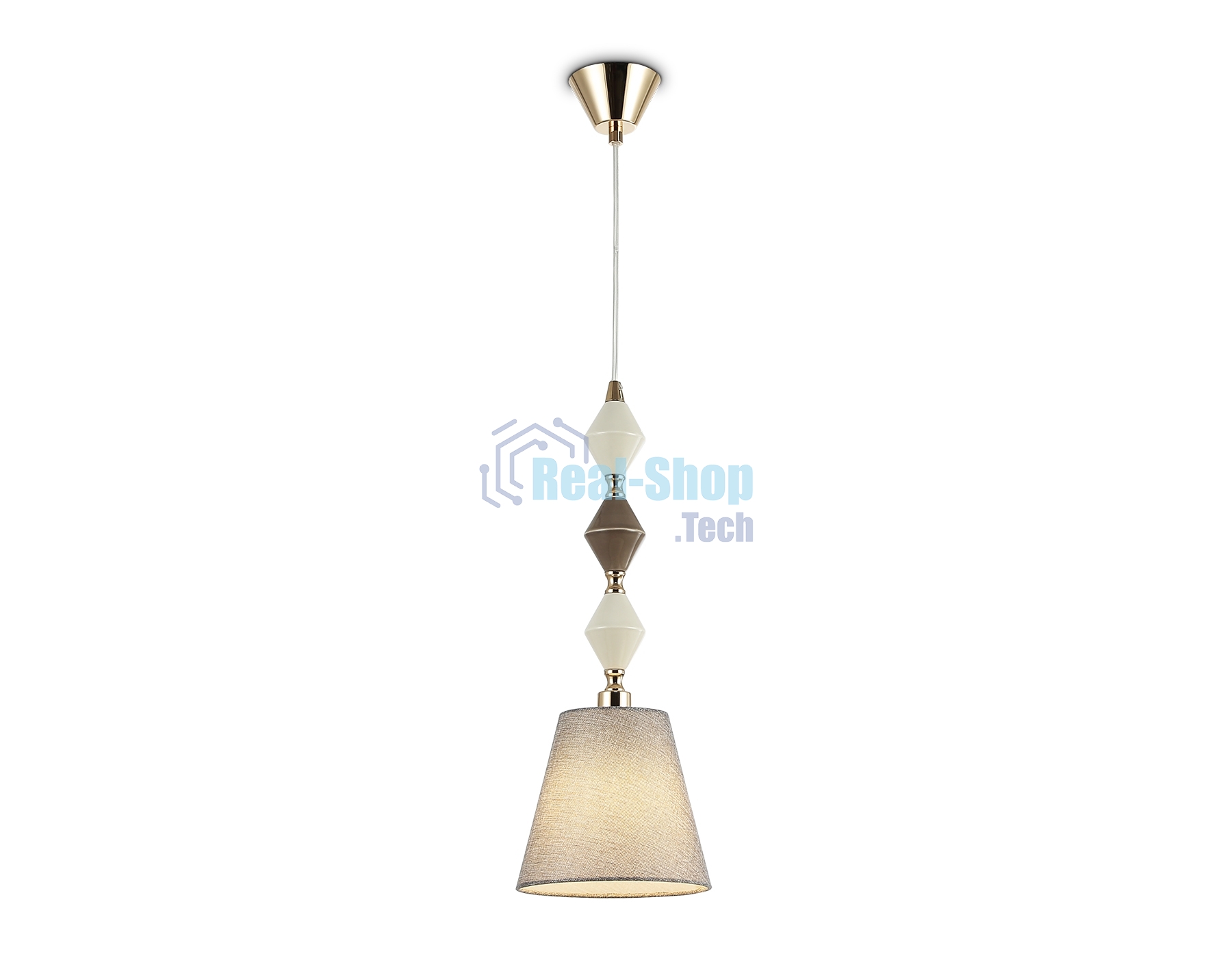 Светильник Ambrella light LH75405 GD/GR золото/серый E14 max 40W 180*1445