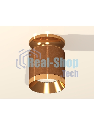 Светильник Ambrella Light XS7404121 SCF/PYG кофе песок/золото желтое полированное MR16 GU5.3 (N7929, C7404, N7034)