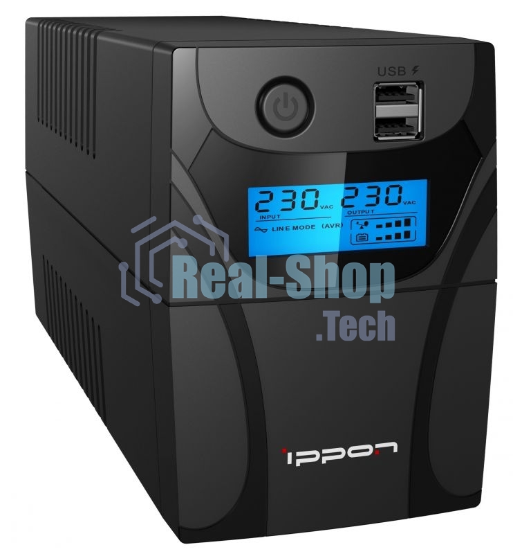 Источник бесперебойного питания Ippon Back Power Pro II Euro 850 480Вт 850ВА черный