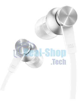 Проводные наушники Xiaomi Mi In-Ear Headphones Basic серебристый, внутриканальные, Jack 3.5 мм