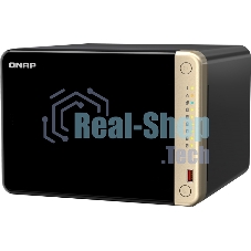 Сетевое хранилище NAS Qnap Original TS-664-8G 6-bay настольный Celeron N5095