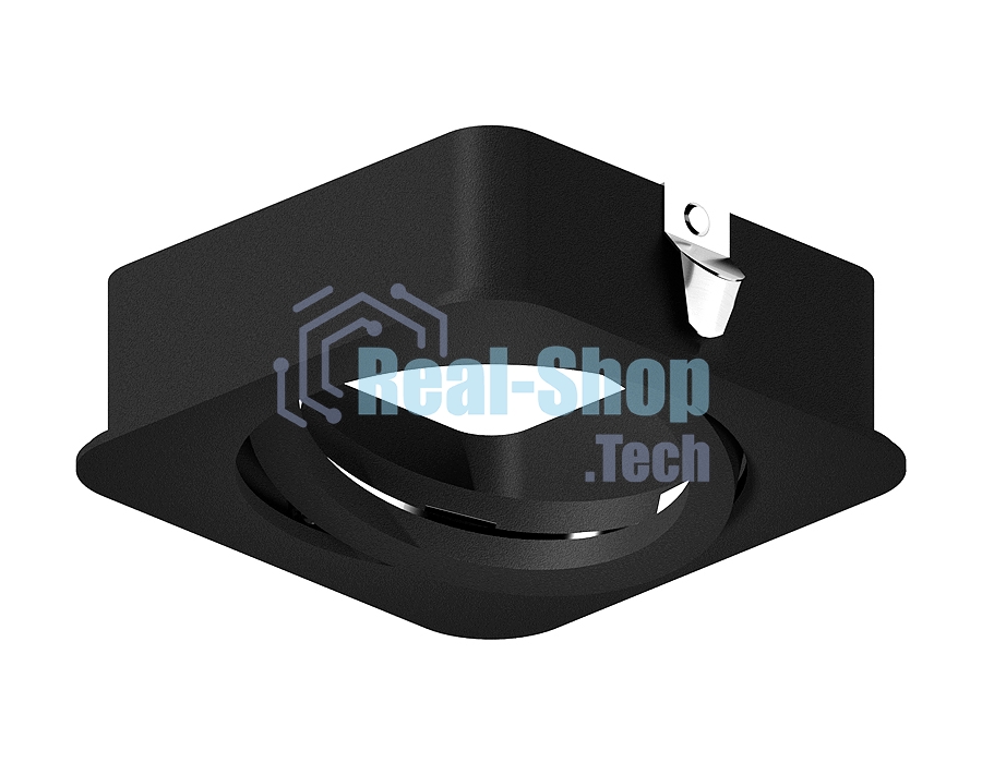 Насадка для корпуса светильника N7711 SBK черный песок 70*70*H25mm Out2mm MR16