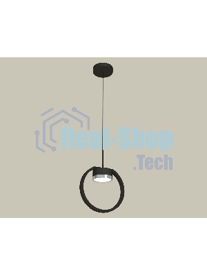 Светильник Ambrella light XB9102101 SBK/PSL черный песок/серебро полированное GX53 (C9102, N8118)