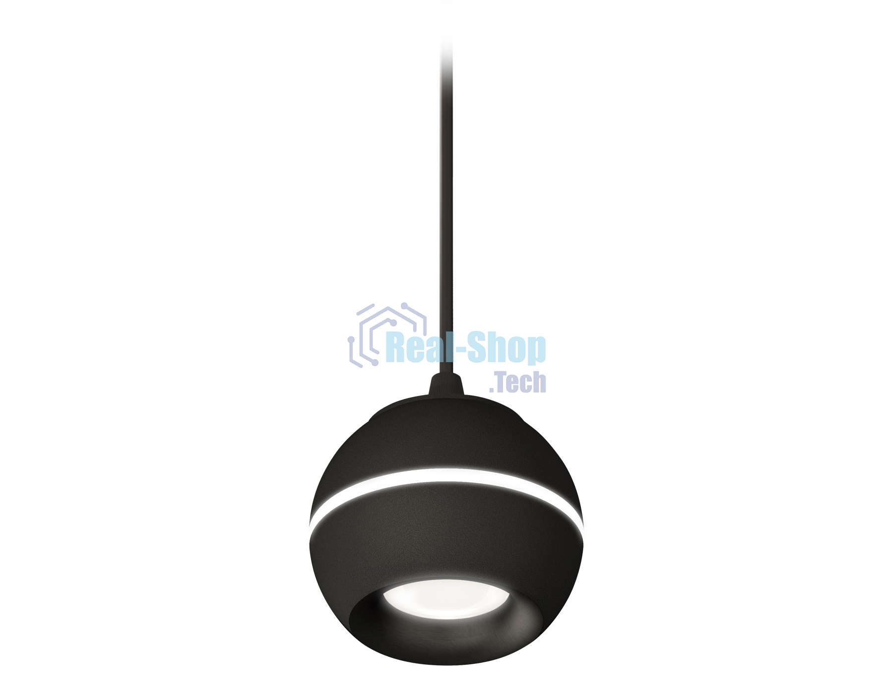 Светильник Ambrella XP1102001 SBK/PBK черный песок/черный полированный MR16 GU5.3 LED 3W 4200K (A2302, C1102, N7011)