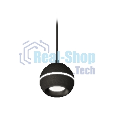 Светильник Ambrella XP1102001 SBK/PBK черный песок/черный полированный MR16 GU5.3 LED 3W 4200K (A2302, C1102, N7011)