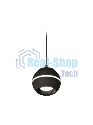 Светильник Ambrella XP1102001 SBK/PBK черный песок/черный полированный MR16 GU5.3 LED 3W 4200K (A2302, C1102, N7011)