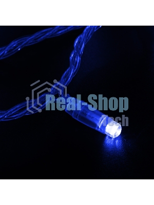 Гирлянда Neon-night Нить 10м, постоянное свечение, прозрачный ПВХ, 24В, Синий