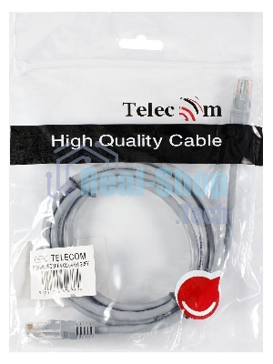 Патч-корд 1.0м, FTP Cat. 5E, Telecom NA102-FTP-C5E-1M